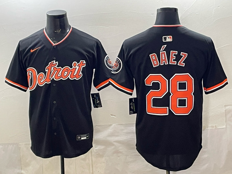 Men Detroit Tigers #28 Daez black Nike 2026 MLB Jersey 0402003->->MLB Jersey